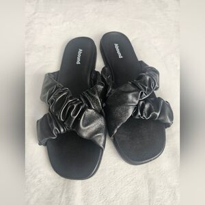 Abound Black Women's Slide Sandals